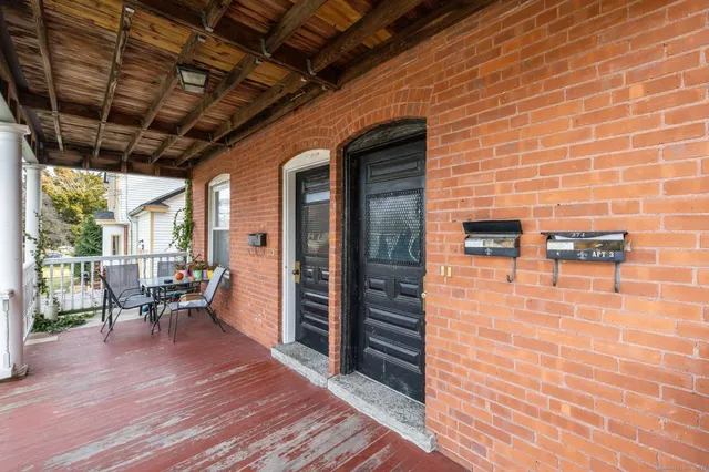 a view of outdoor seating