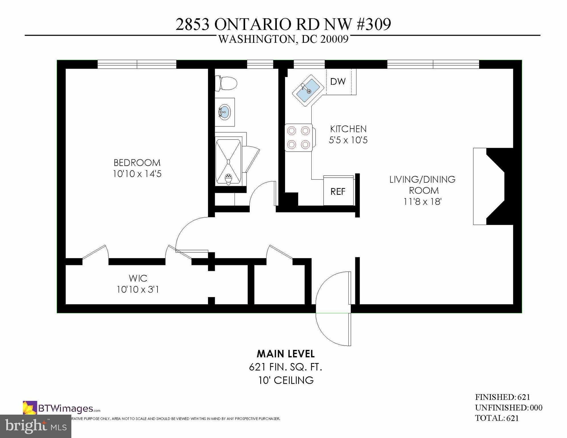 2853 Ontario Road Northwest, Unit 309 Washington, DC 20009 - Photo 4 of 44 .