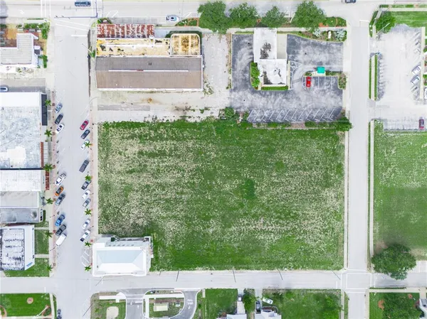 a view of a yard with an outdoor space