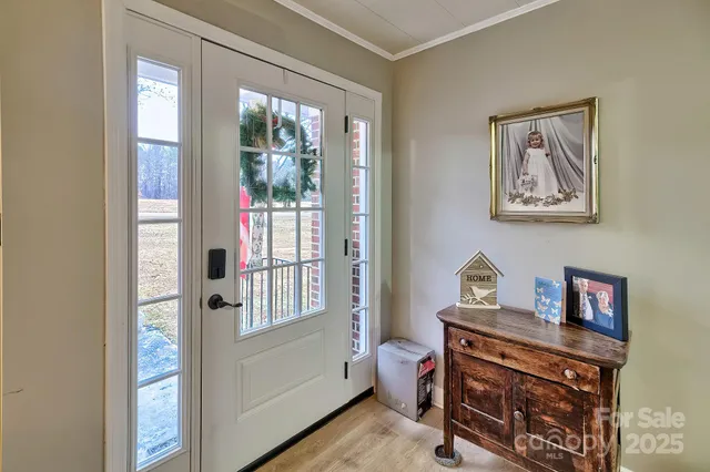 a room with furniture and a window