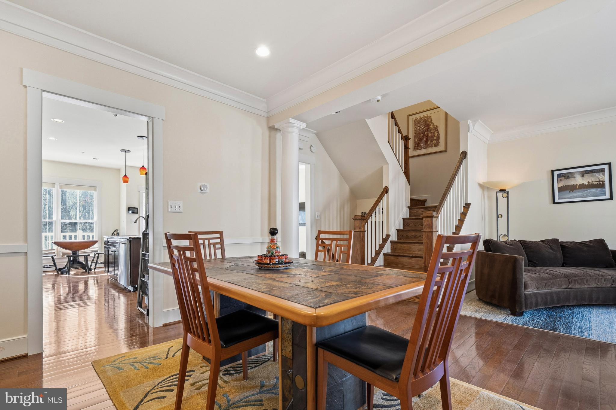 9530 Ament Street Silver Spring, MD 20910 - Photo 5 of 55 a view of a livingroom and dining room