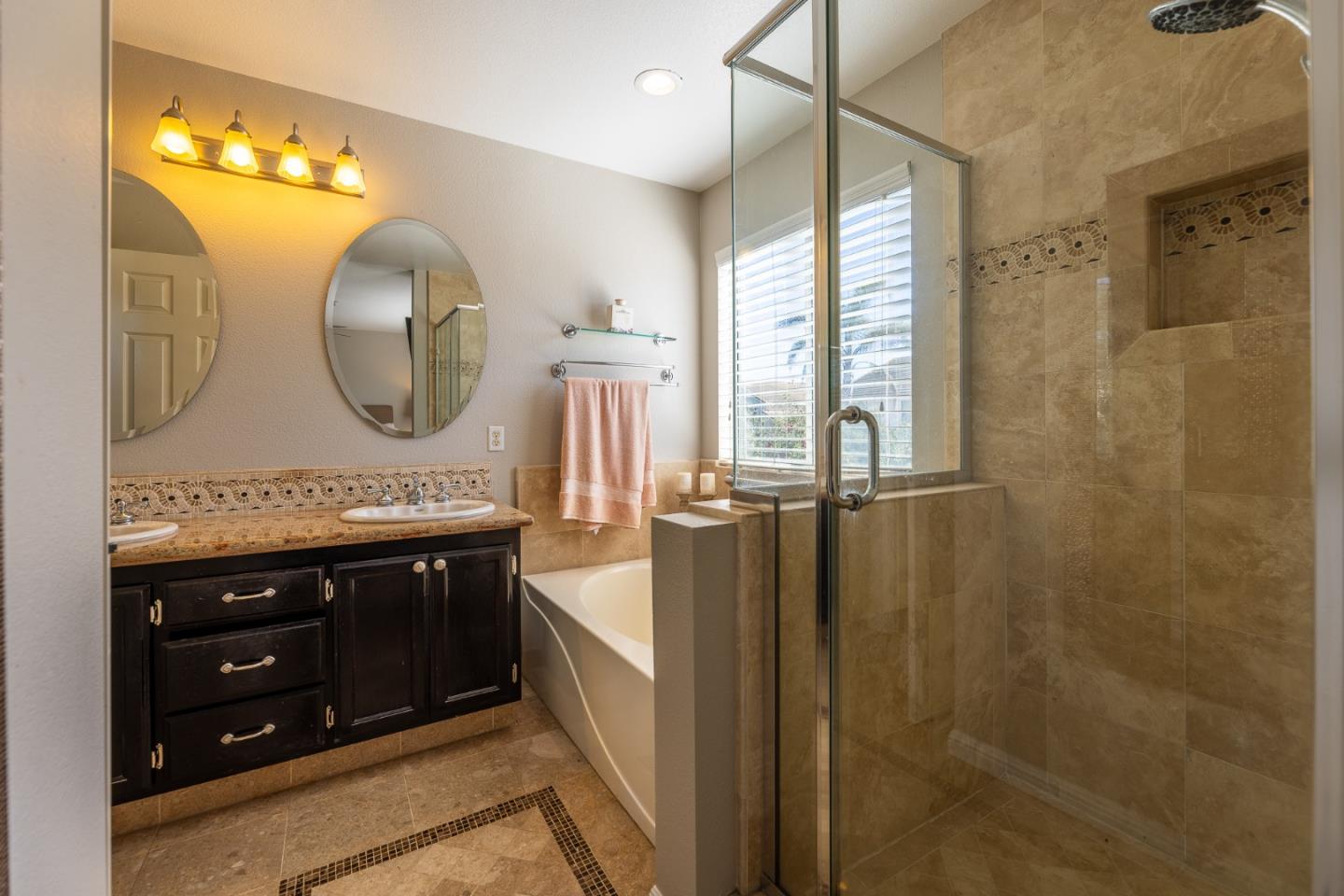 1118 Eagle Drive Salinas, CA 93905 - Photo 18 of 30 a bathroom with a sink vanity and a mirror