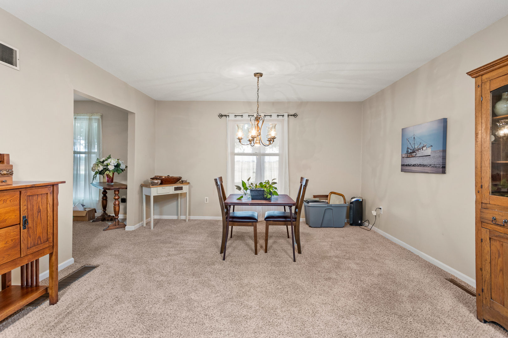 2073 Coyote Run Road Monticello, IL 61856 - Photo 9 of 42 a dining room with furniture and window