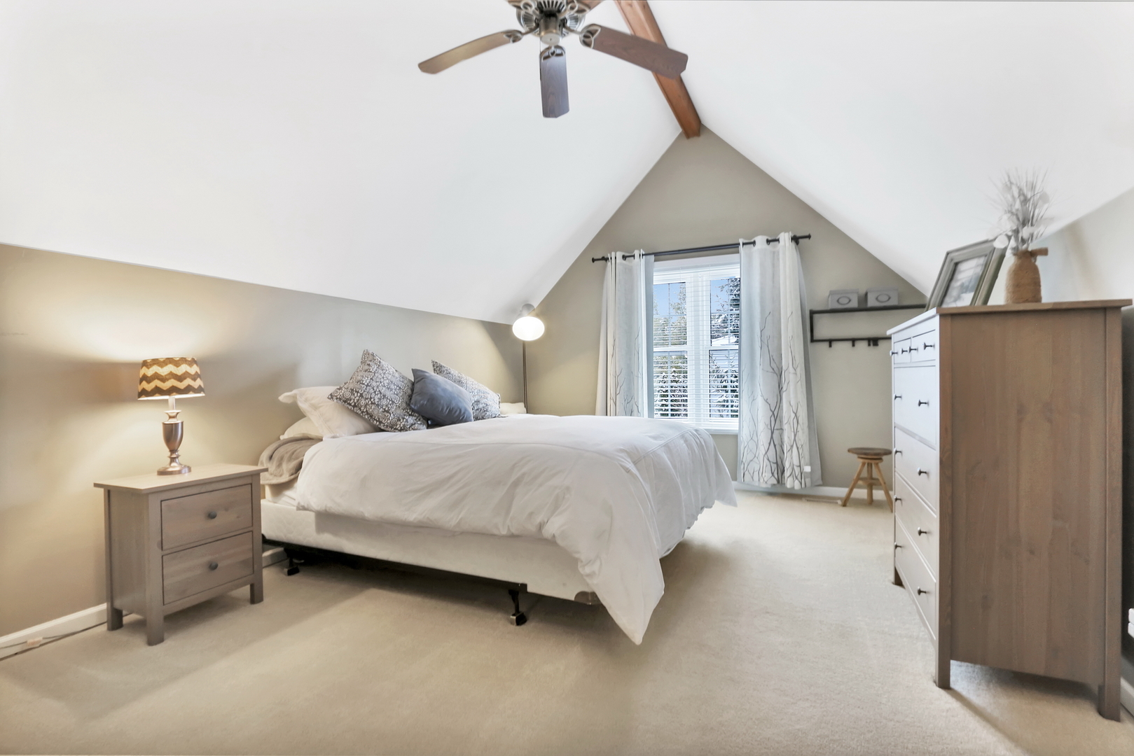 4665 Middle Road Gurnee, IL 60031 - Photo 33 of 46 a spacious bedroom with a bed and dresser