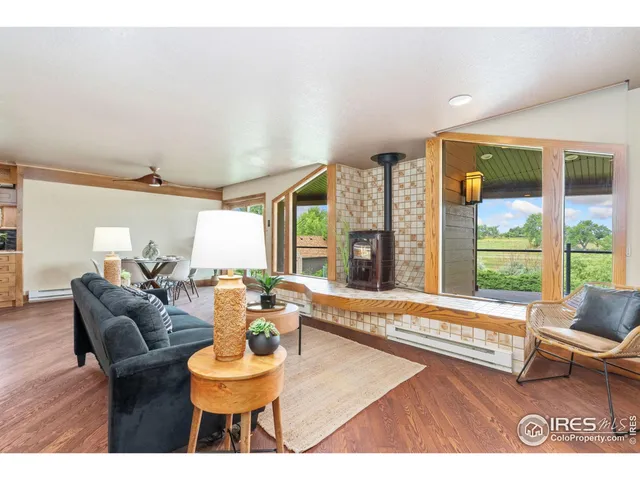 a view of backyard with green space