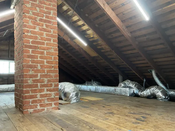 a view of a water heater room