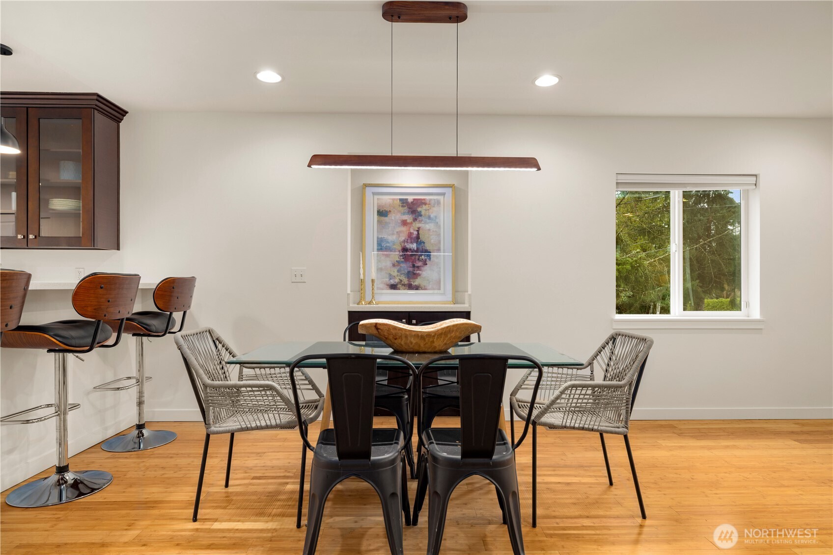 1029 Southwest 124th Street Burien, WA 98146 - Photo 14 of 40 a view of a dining room with furniture window and outside view
