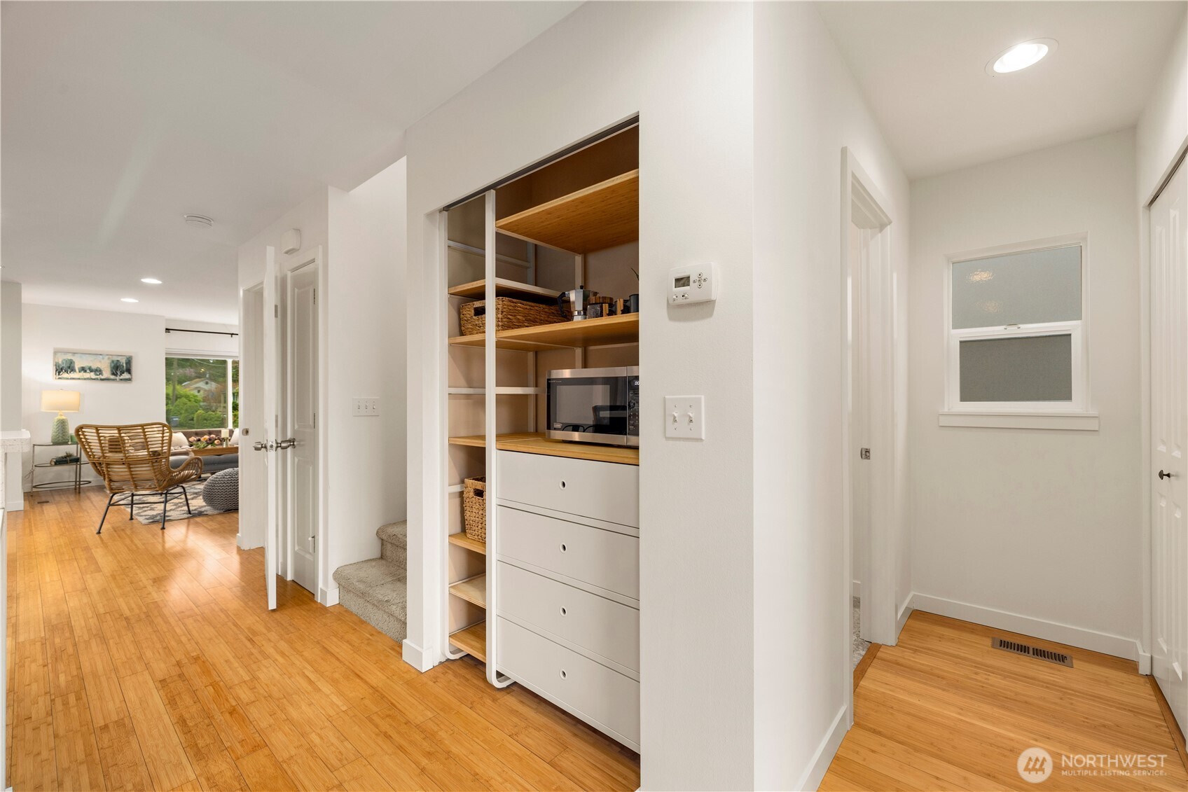 1029 Southwest 124th Street Burien, WA 98146 - Photo 15 of 40 a view of livingroom with furniture and wooden floor