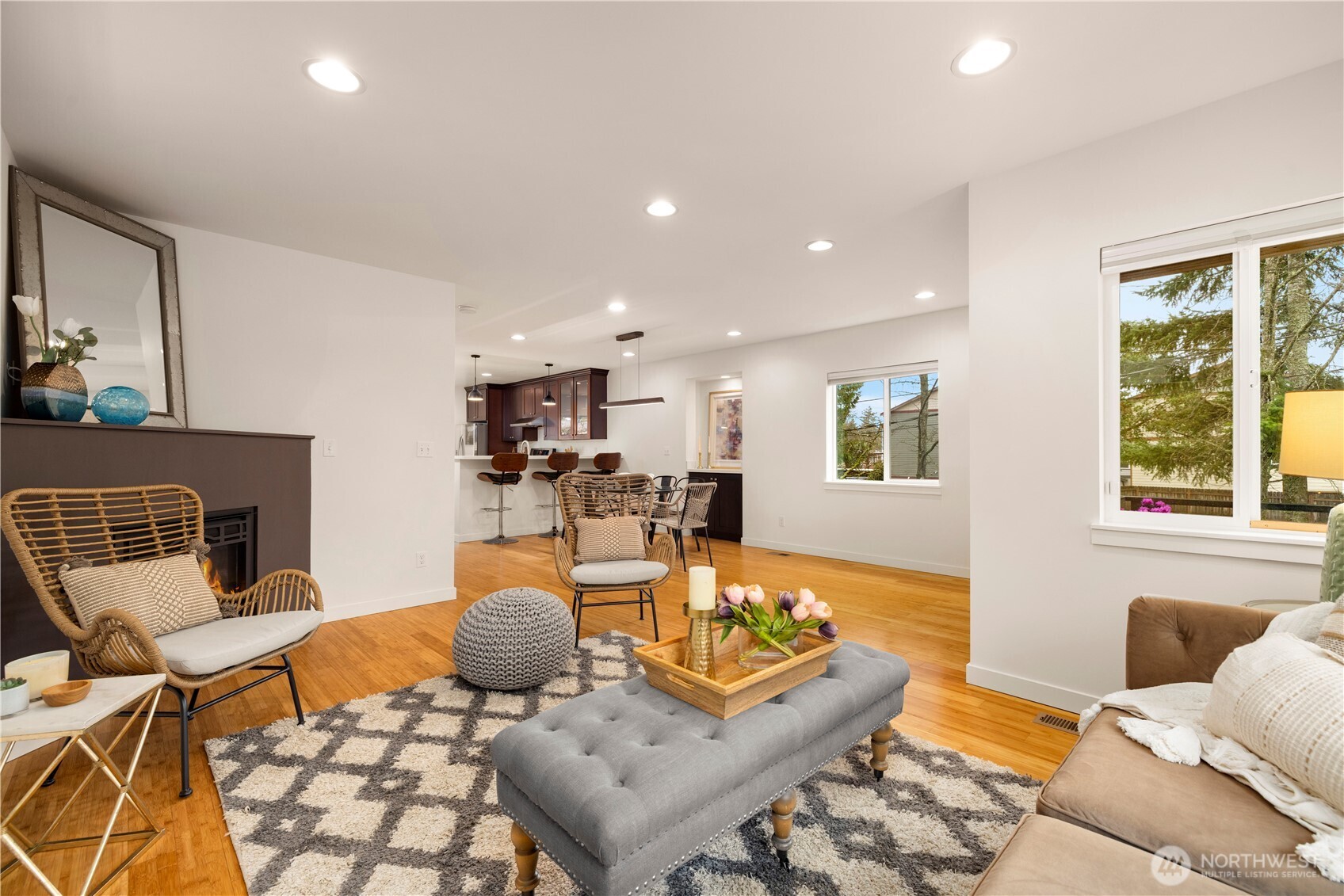 1029 Southwest 124th Street Burien, WA 98146 - Photo 4 of 40 a living room with furniture and floor to ceiling window