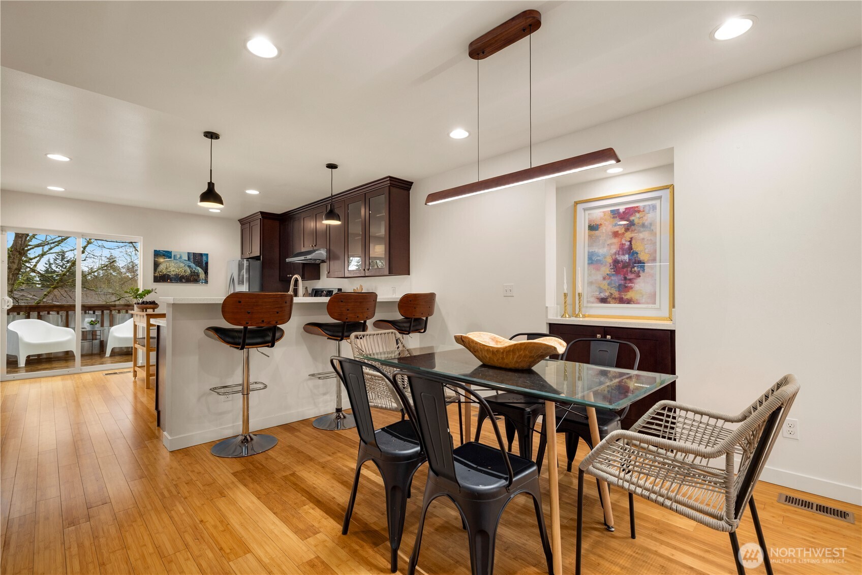 1029 Southwest 124th Street Burien, WA 98146 - Photo 7 of 40 a living room with furniture and a wooden floor
