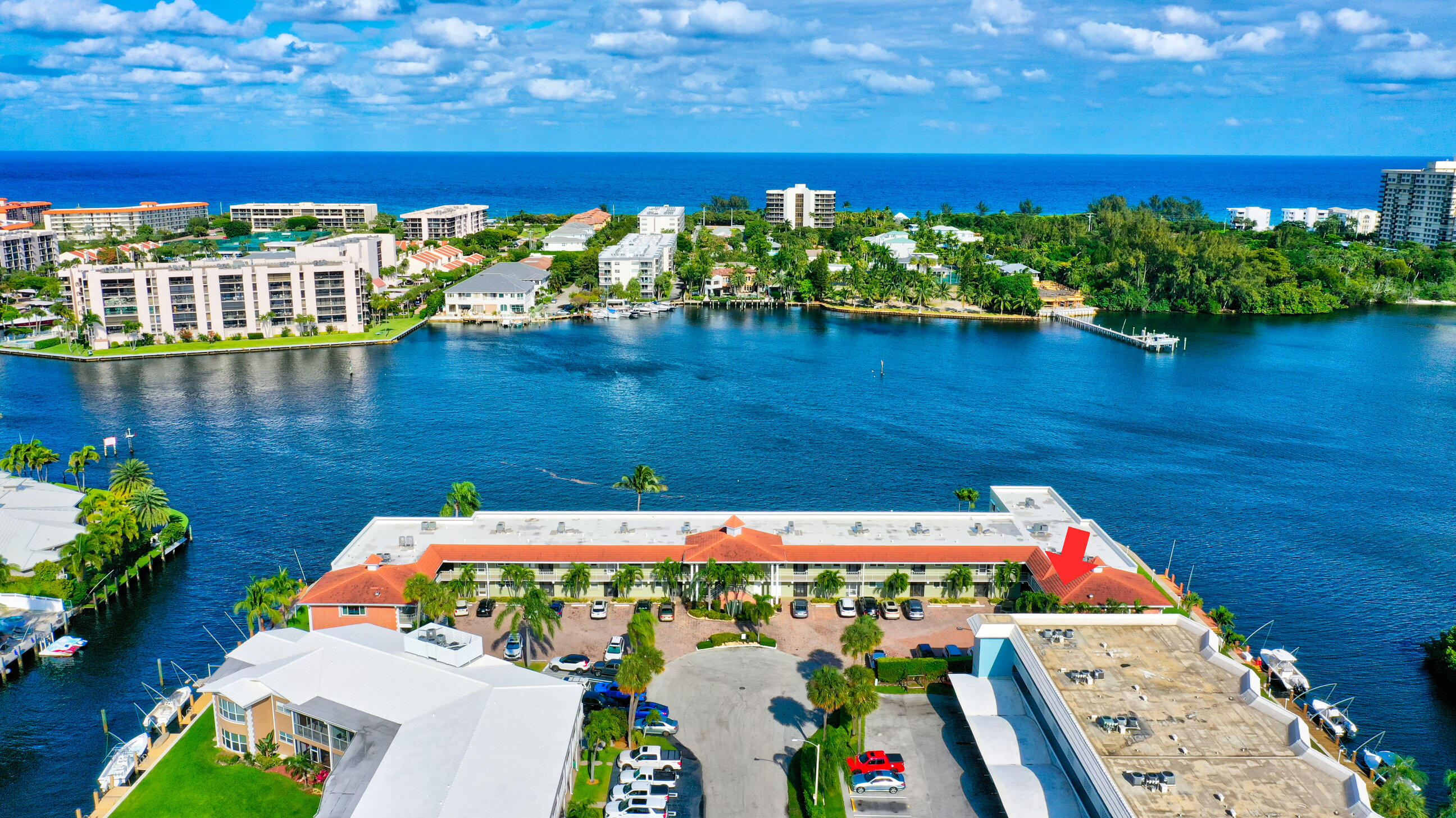 711 Northeast Harbour Terrace, Unit 4120 Boca Raton, FL 33431 - Photo 25 of 28 24 Aerial E Intracoastal Terrace