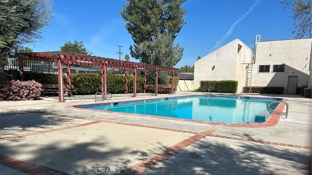 a view of a house with a patio