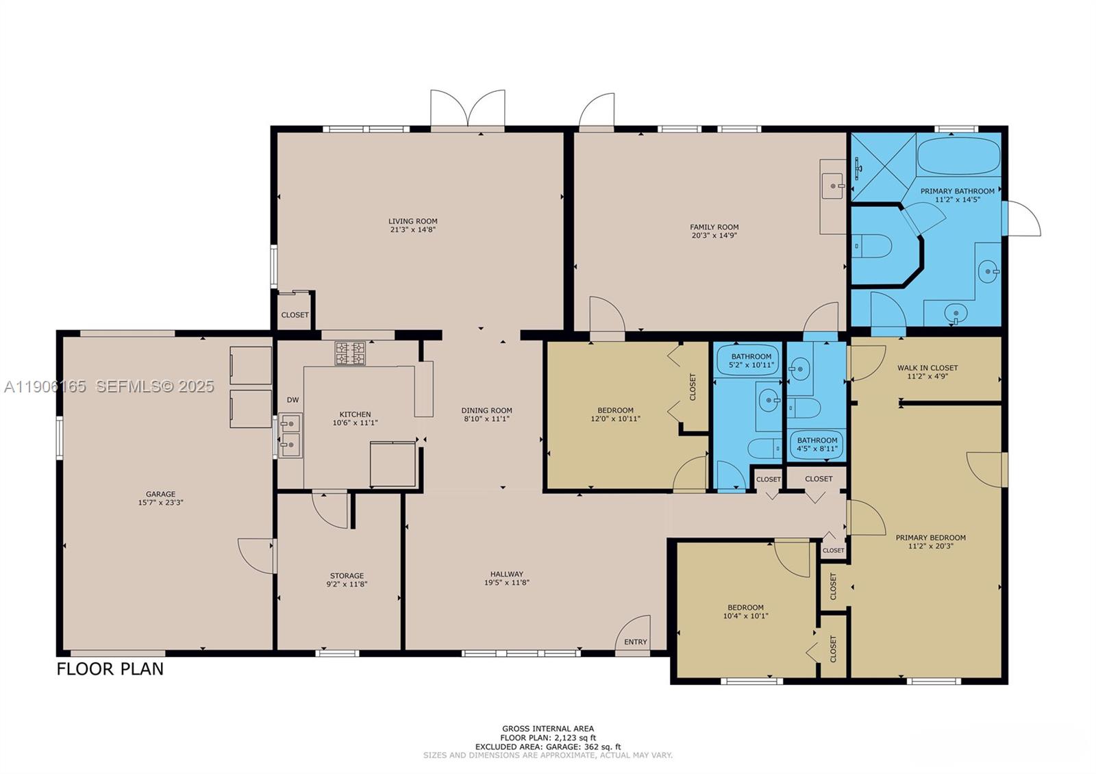 6051 Southwest 110th Avenue Miami, FL 33173 - Photo 4 of 49 a picture of a bathroom