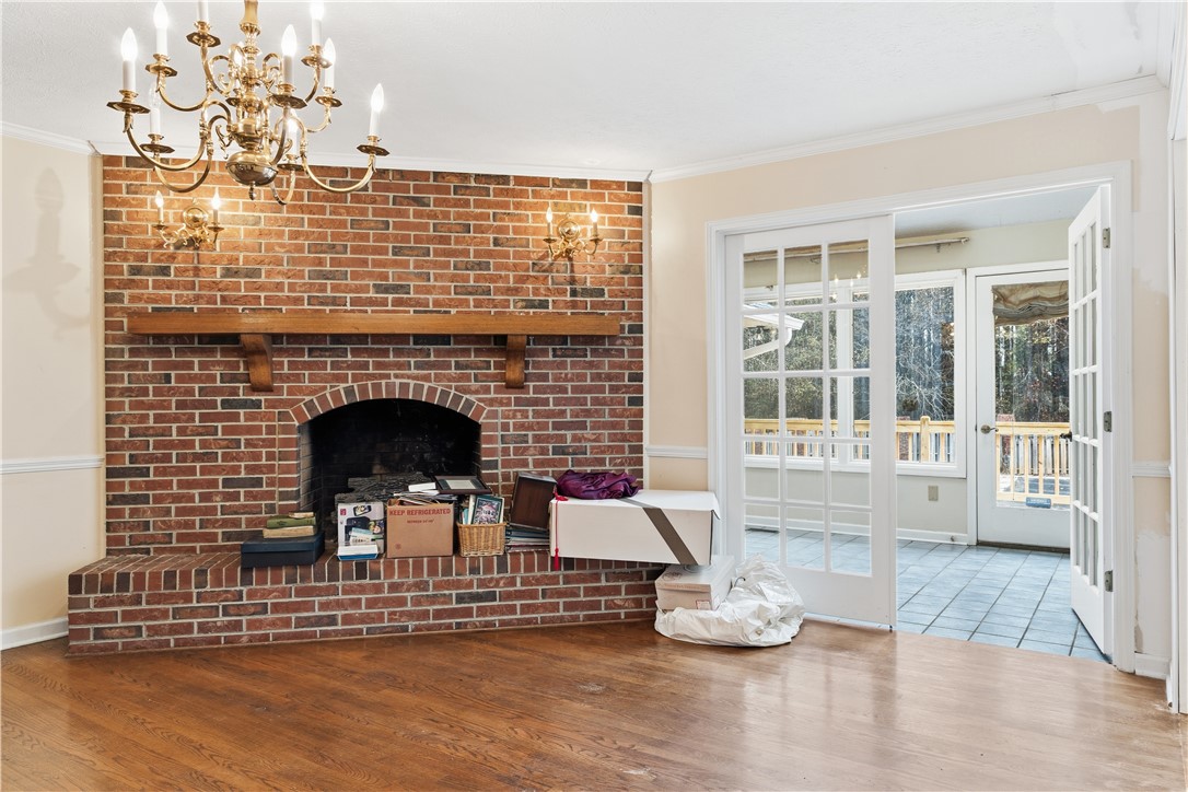 629 Seed Farm Road Westminster, SC 29693 - Photo 7 of 47 Fireplace in the dining room