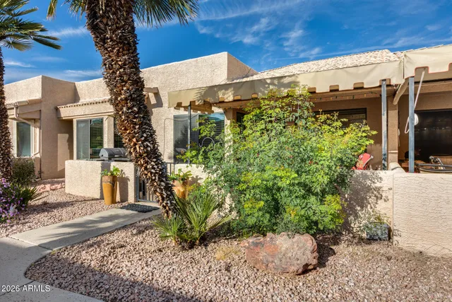 a front view of a house with small space