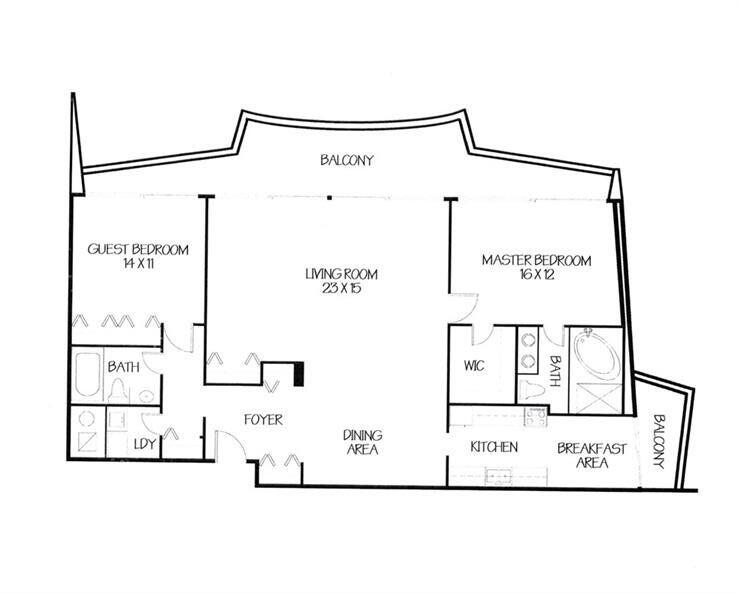 4200 North Ocean Drive, Unit 2804 Singer Island, FL 33404 - Photo 48 of 48 Floor Plan