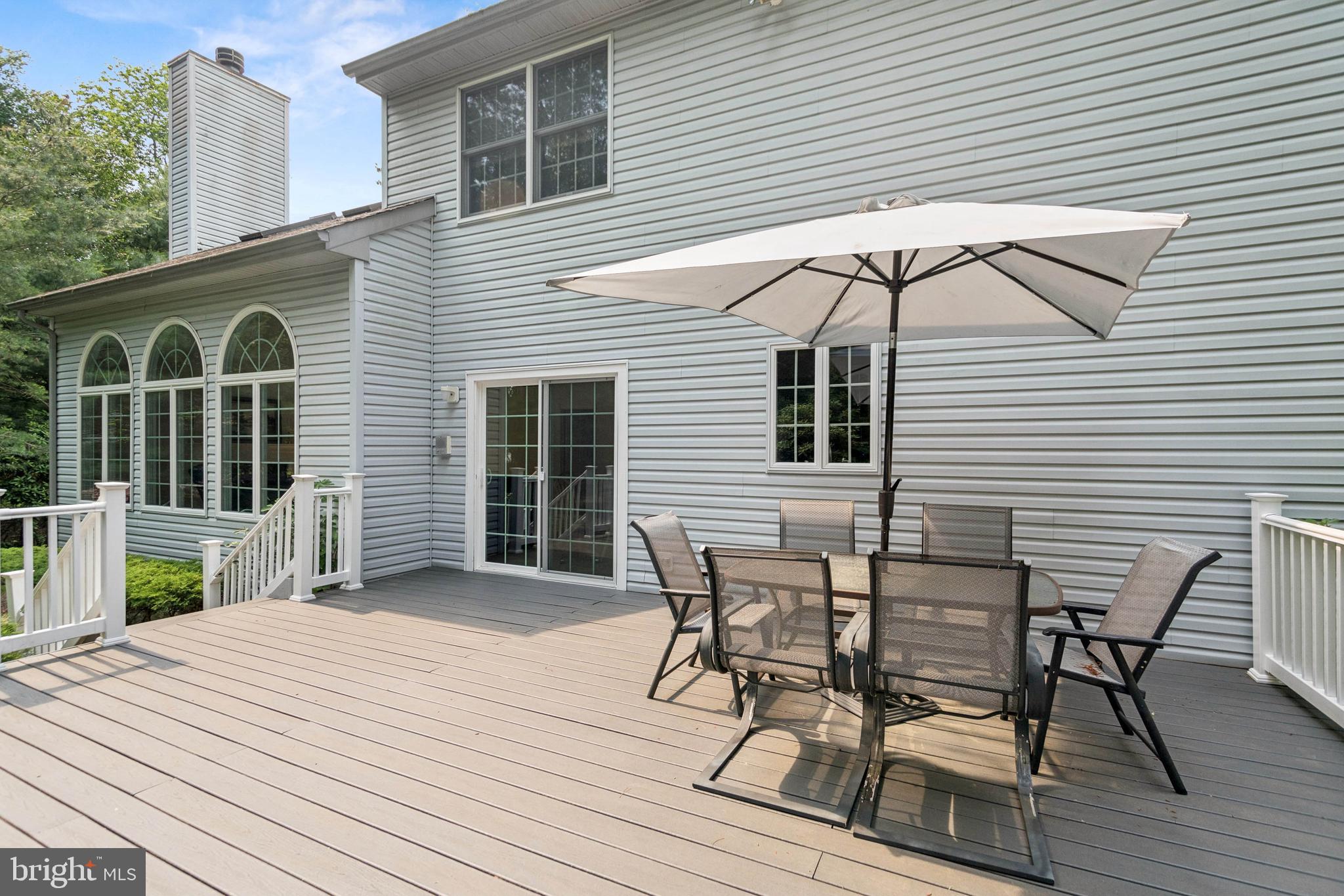 2 Teaberry Court Shamong, NJ 08088 - Photo 40 of 44 Large Deck backs up to forest.