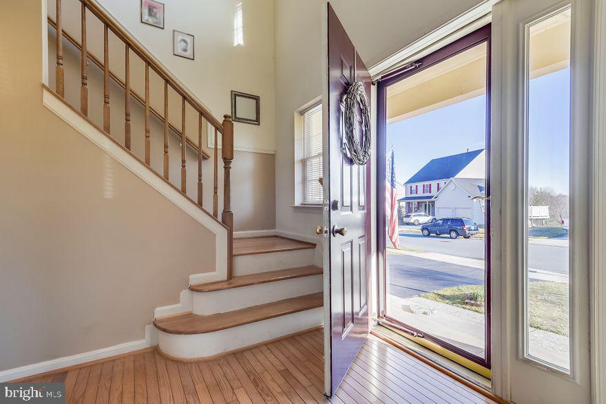 Bright foyer.