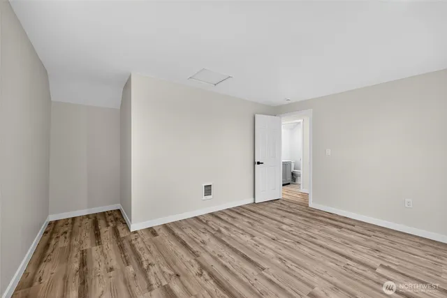 a view of a small space with window