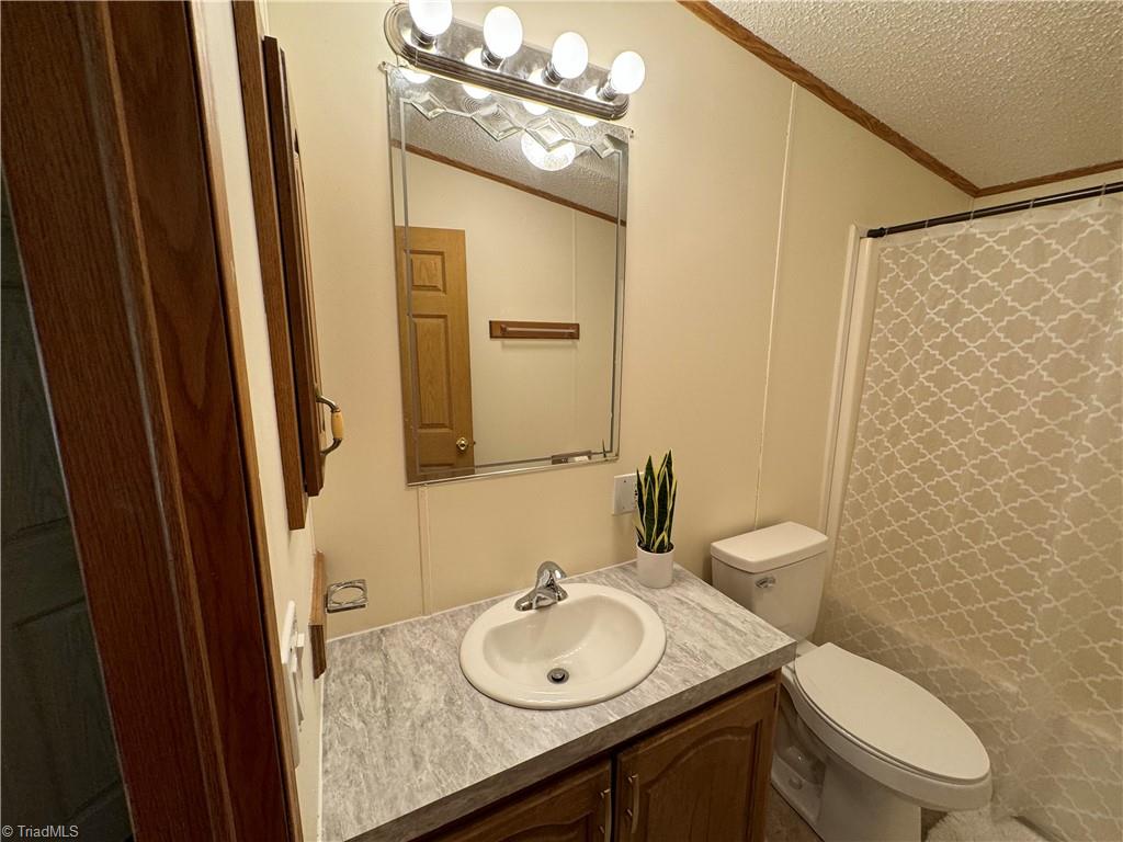 178 Waddell Street Ronda, NC 28670 - Photo 31 of 47 Tub shower combo with new sink, flooring, paint & commode