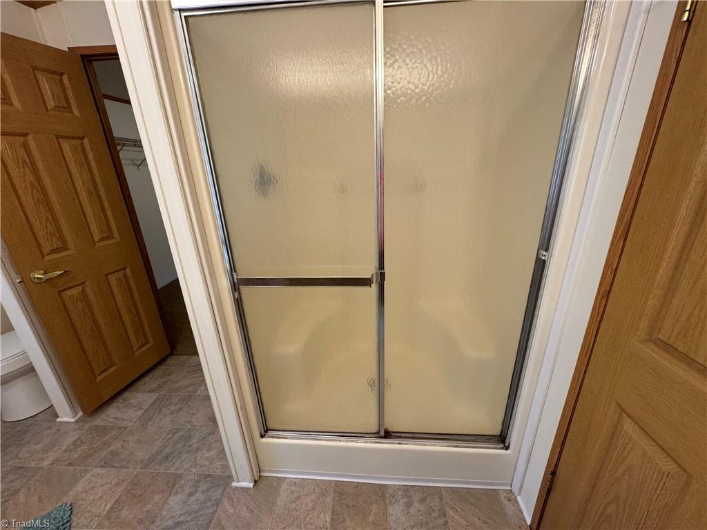 178 Waddell Street Ronda, NC 28670 - Photo 39 of 47 Large walk in shower with glass doors