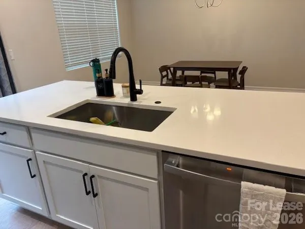 a close view of sink and tap