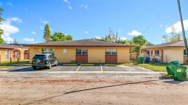 a view of a house with a patio