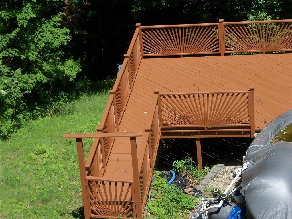 3920 A Ridge Road Aliquippa, PA 15001 - Photo 23 of 25 Bridge and Deck leading to the above ground pool