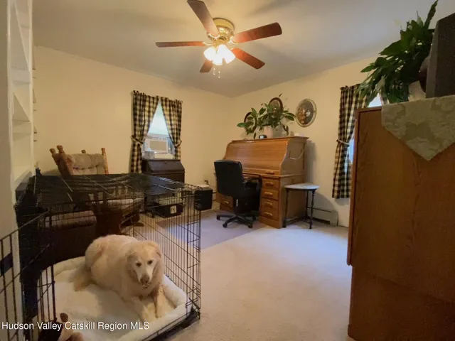a room with musical instruments