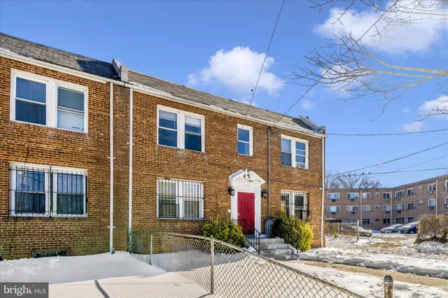 a front view of a house with a patio