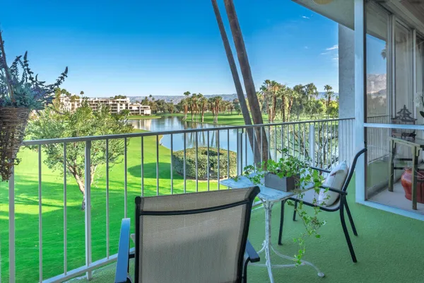 a view of a chairs in balcony