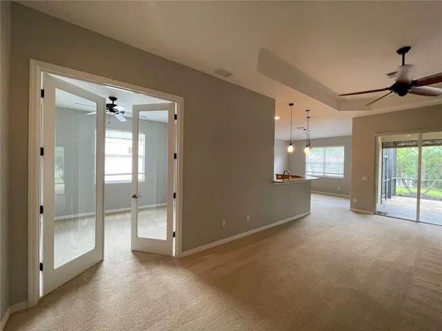 a view of a backyard with a garden