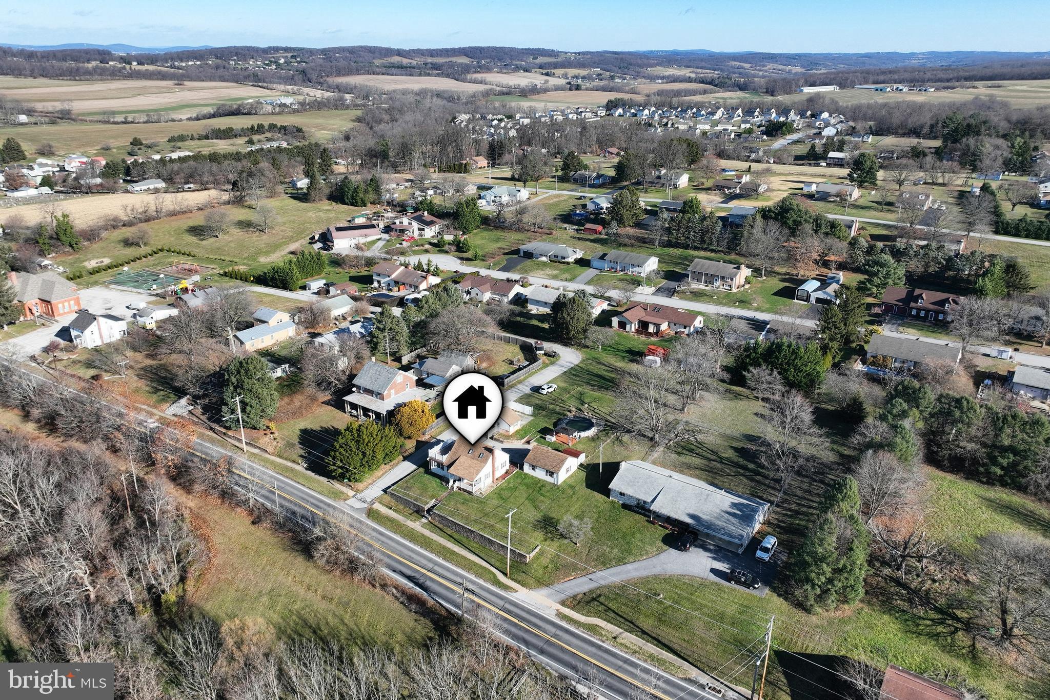 64 Baltimore Street Spring Grove, PA 17362 - Photo 54 of 58 an aerial view of a residential houses with outdoor space