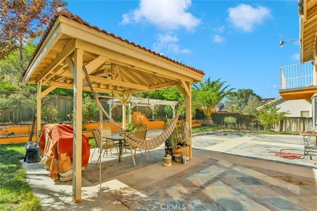 a view of outdoor space with seating area