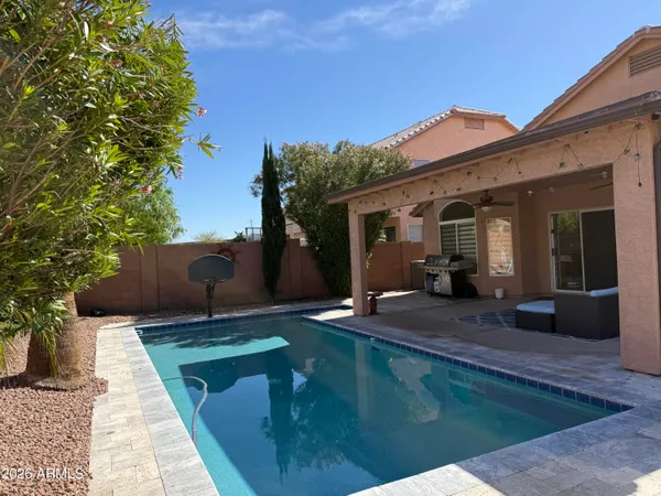 a view of a house with pool