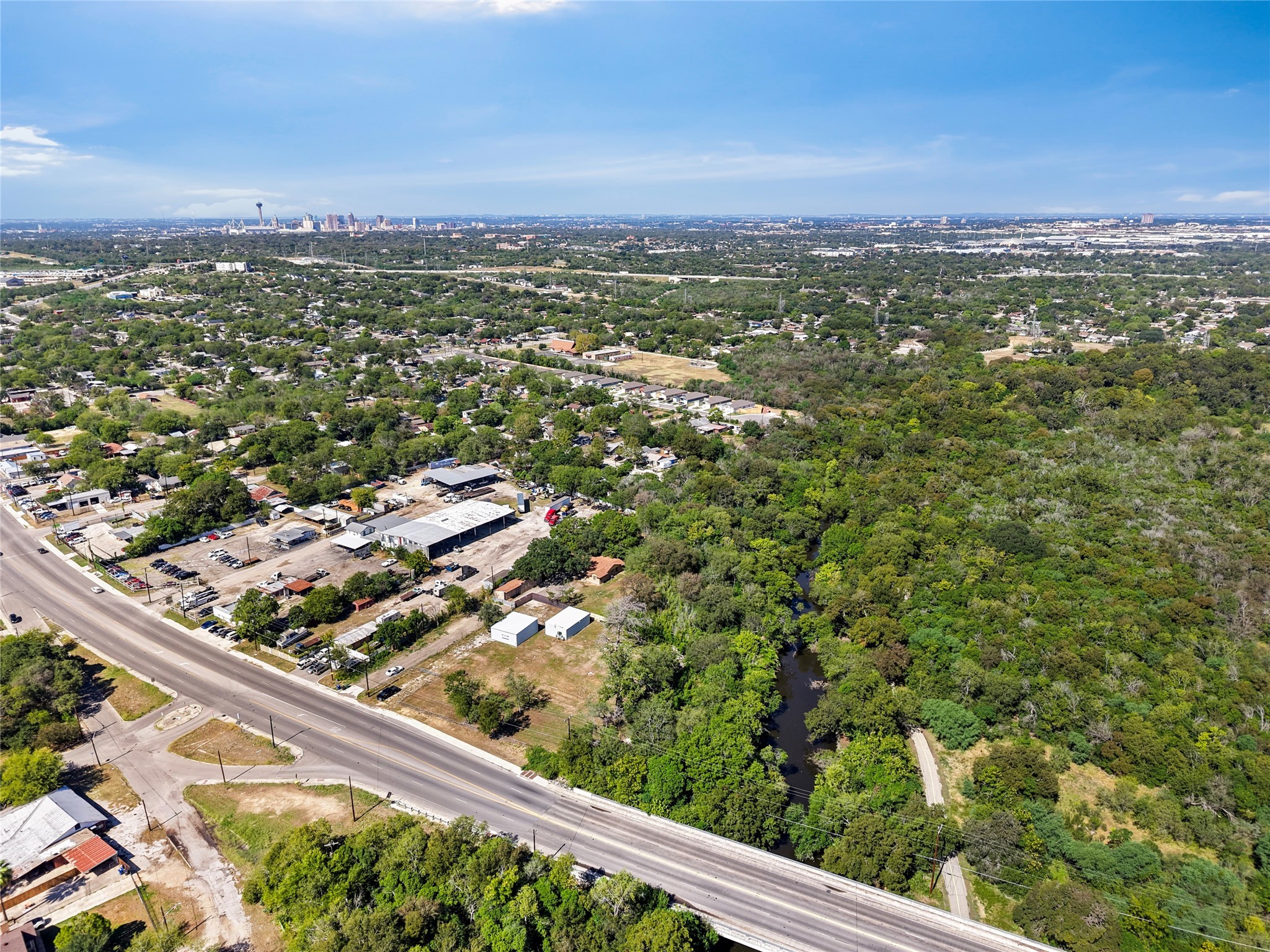 2111 Rigsby Avenue San Antonio, TX 78210 - Photo 2 of 21 an aerial view of residential houses with city view