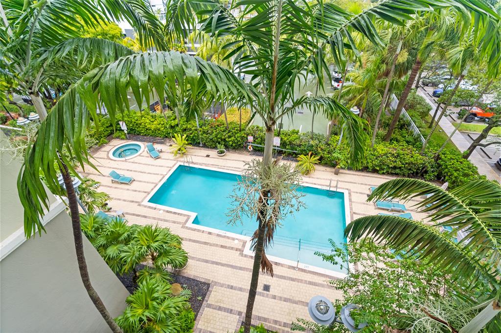 313 Northeast 2nd Street, Unit 405 Fort Lauderdale, FL 33301 - Photo 29 of 49 a view of a yard with plants