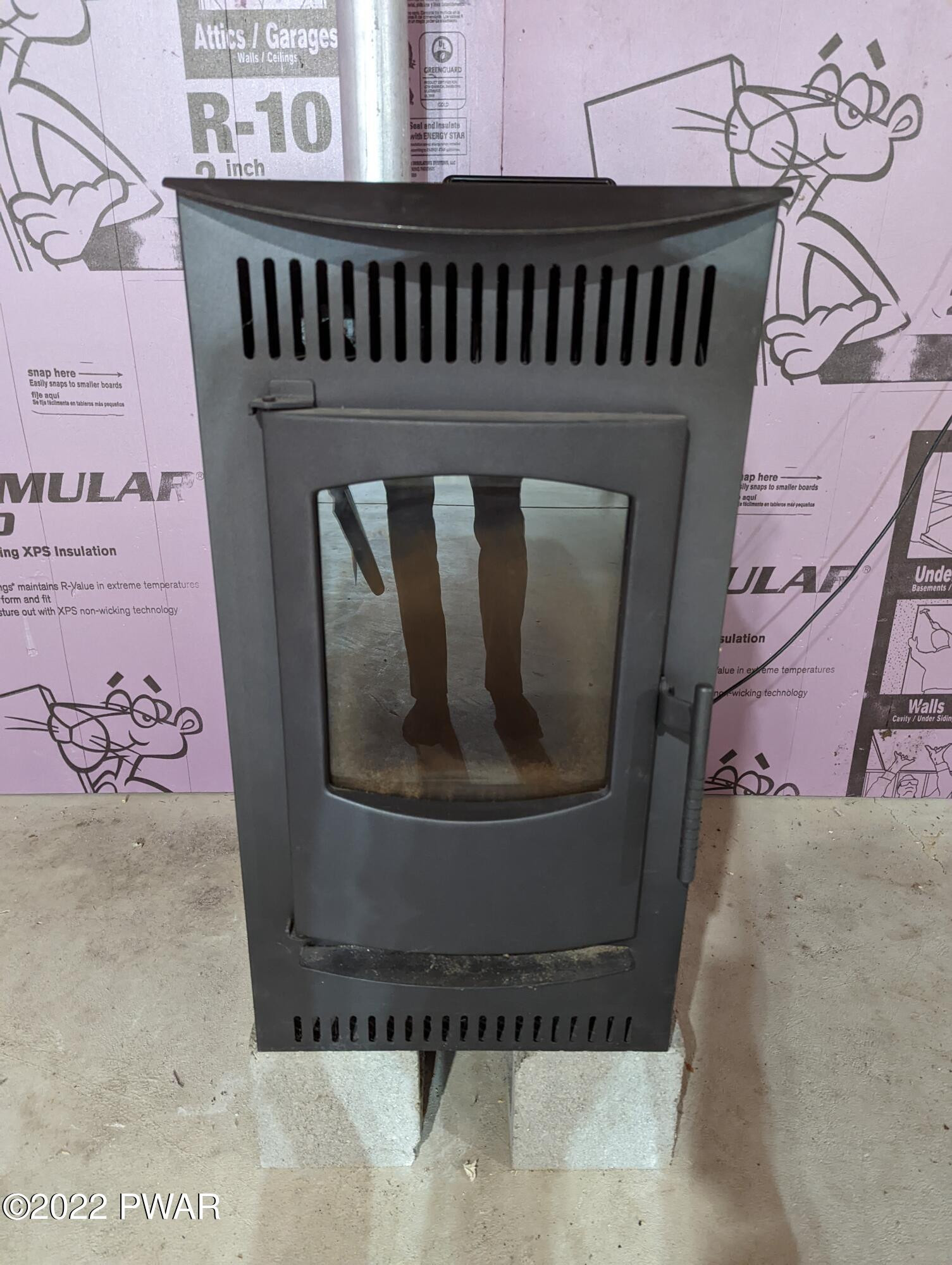 179 Emery Road Dingmans Ferry, PA 18328 - Photo 26 of 29 New pellet stove in basement