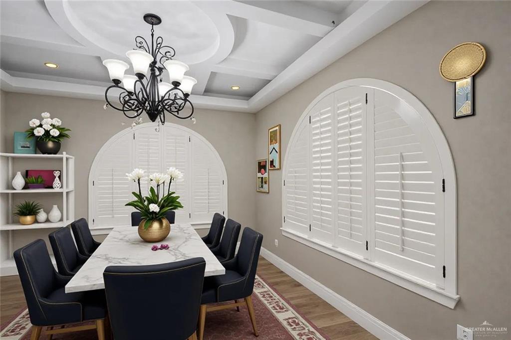 1339N North FM 649 Rio Grande City, TX 78582 - Photo 8 of 37 a dining room with furniture a livingroom and chandelier
