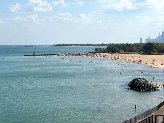 a view of ocean with boats