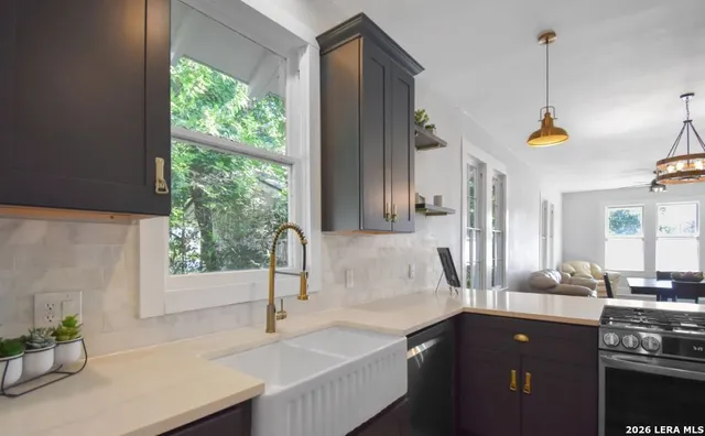 a bathroom with a sink and toilet