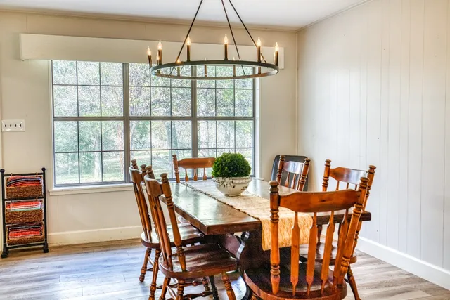 a room with furniture and window