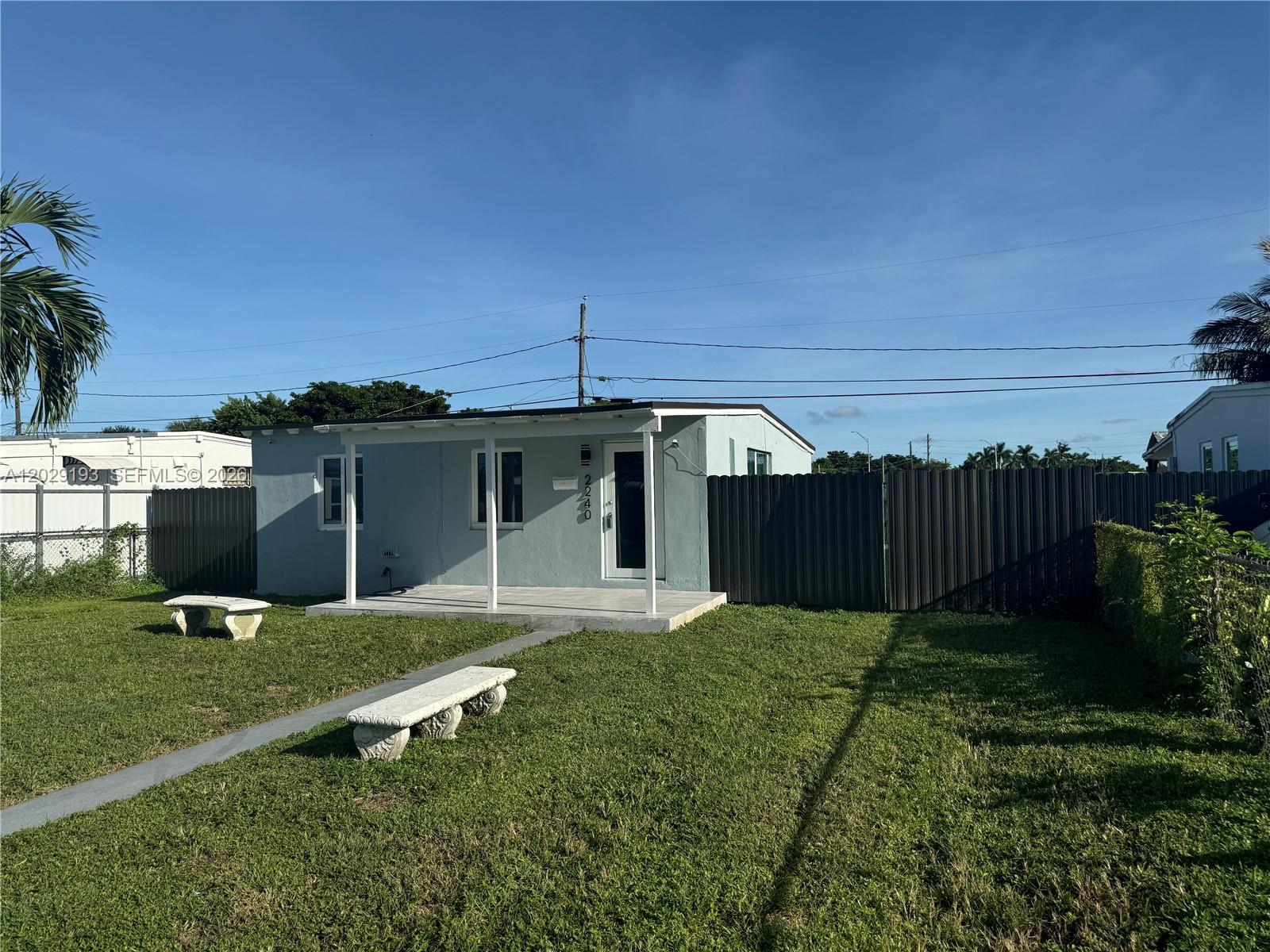2240 Rutland Street Opa-Locka, FL 33054 - Photo 3 of 11 a view of a backyard