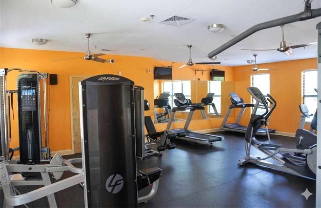 898 Oak Street Southwest, Unit 1418 Atlanta, GA 30310 - Photo 21 of 22 a view of a room with gym equipment