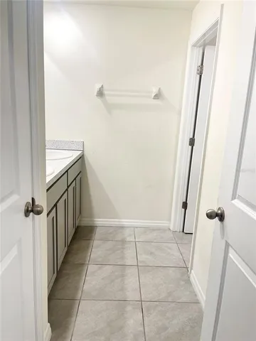 a view of a walk in closet