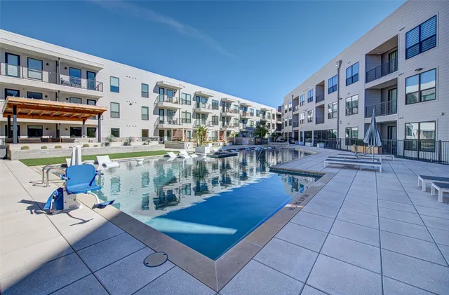 a view of yard with outdoor seating