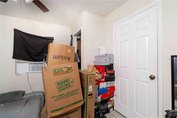 a room with storage and utility