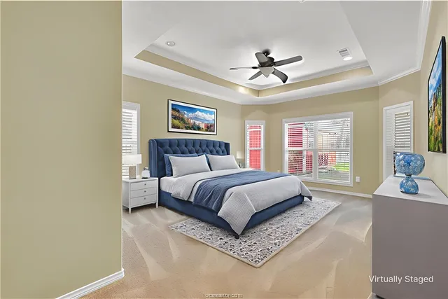 a bathroom with a granite countertop toilet a sink and a mirror