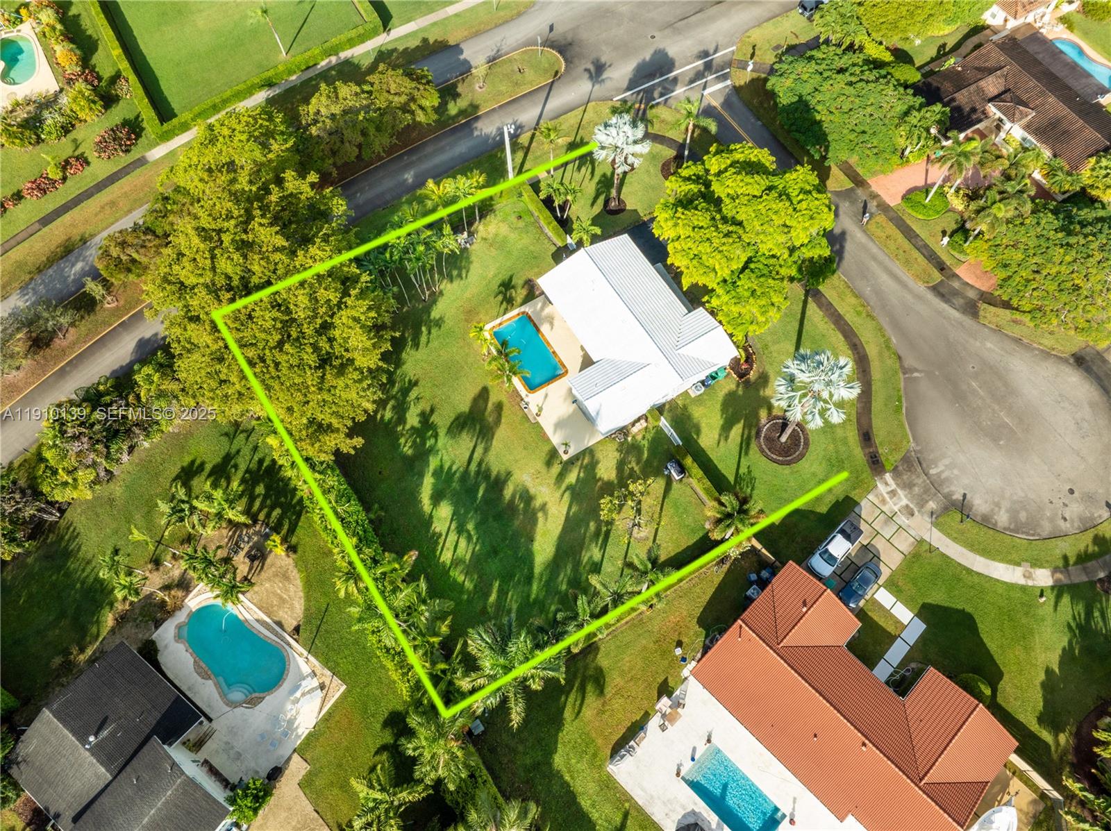 10320 Southwest 91st Street Miami, FL 33176 - Photo 3 of 30 an aerial view of a tennis court