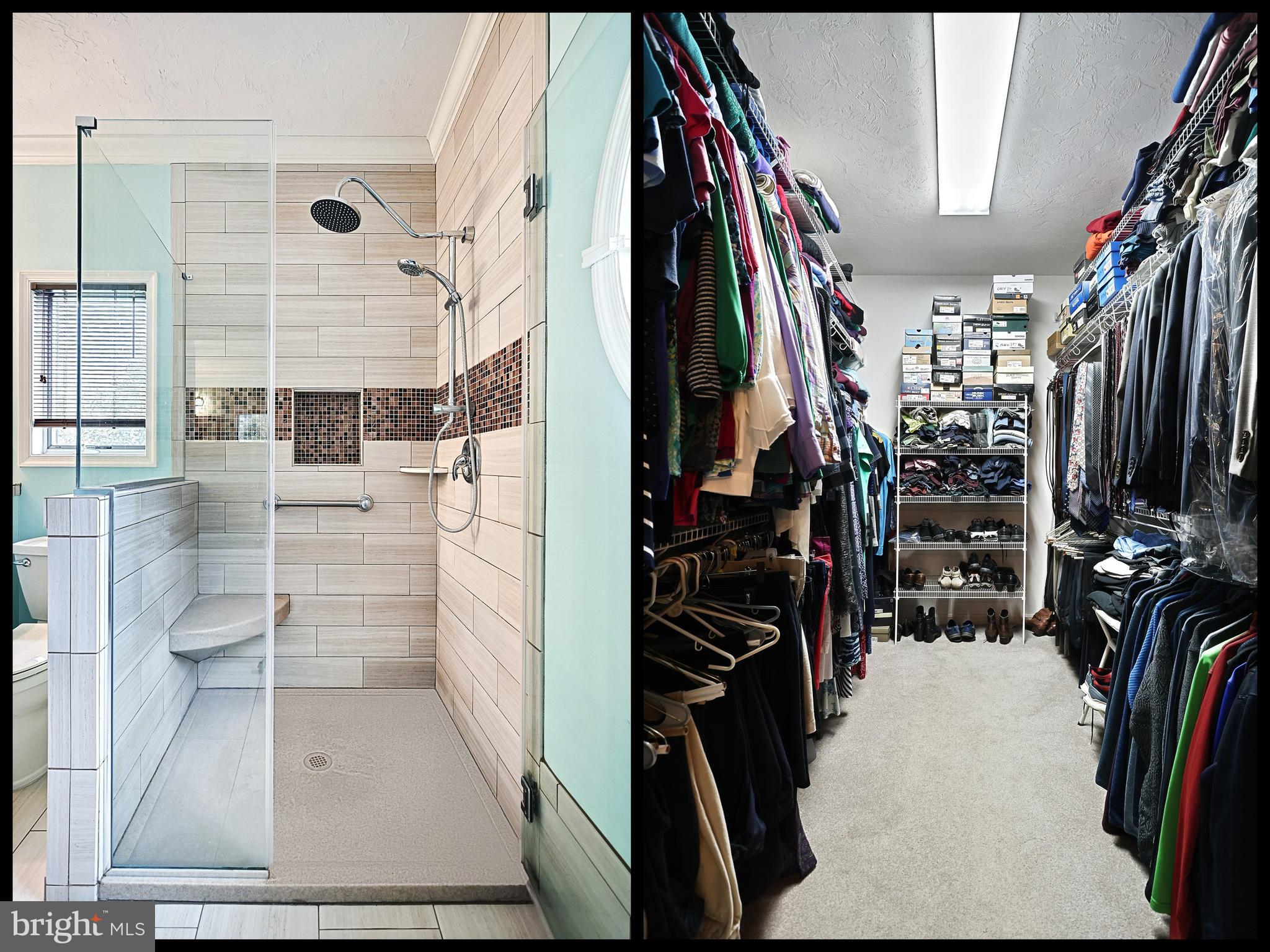 300 Orchard Drive Hanover, PA 17331 - Photo 44 of 70 Custom Tiled shower / Walk in Closet